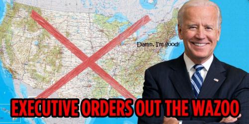 Executive Orders Out The Wazoo - meme