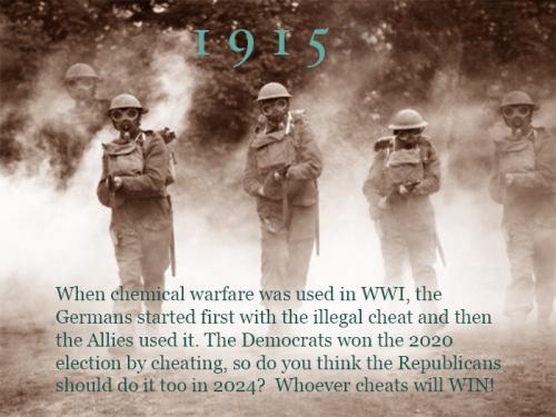 Cheating World War I