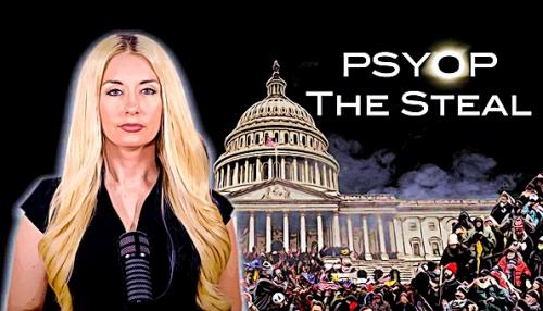 Millie Weaver - PSYOP The Steal Banner