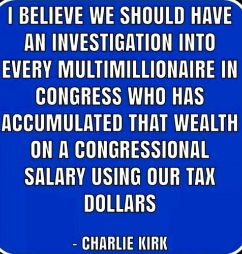 They're in to line up their pockects. They houneethe luciferians