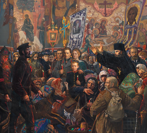 smashing_of_the_church_at_easter_night_ilya_glazunov