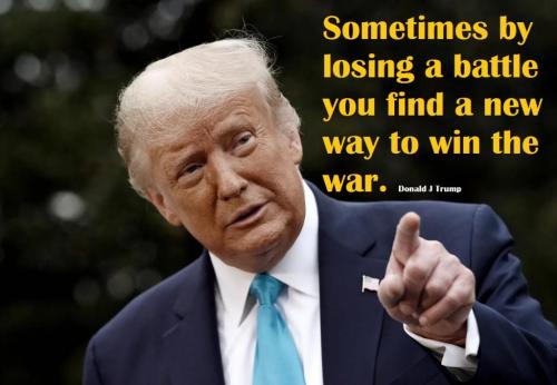 To win the war TRUMP