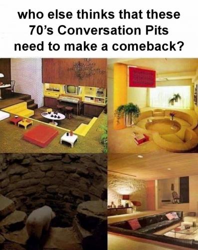 70s conversation pits