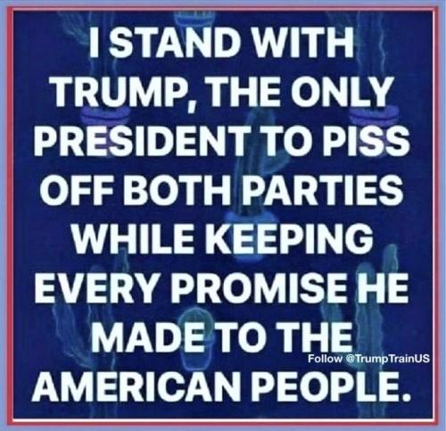 I stand with Trump
