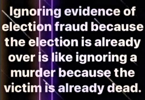 ignoring evidence