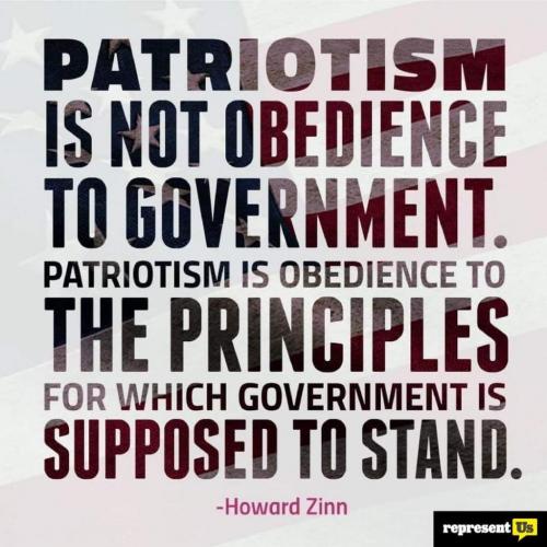 Patriotism is
