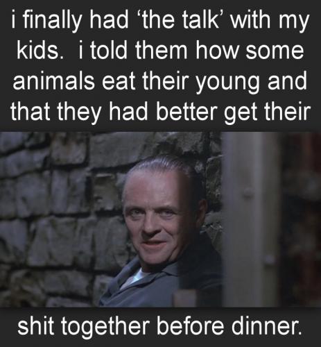 shit together before dinner