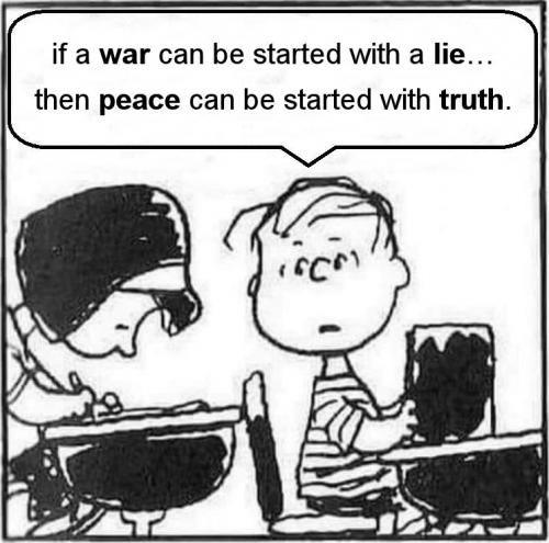 if a war can begin with a lie