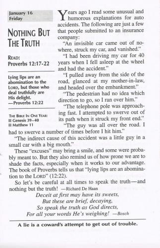 NOTHING BUT THE TRUTH