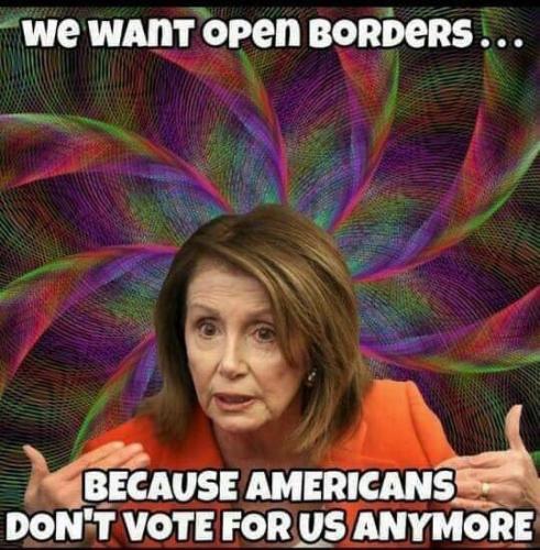 We want open borders - Pelosi - meme