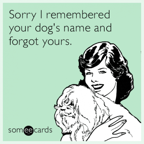 REMEMBER DOGS NAME