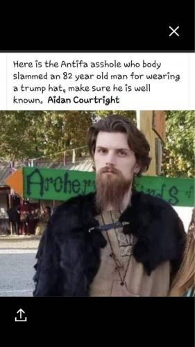 antifa body slammed elderly man