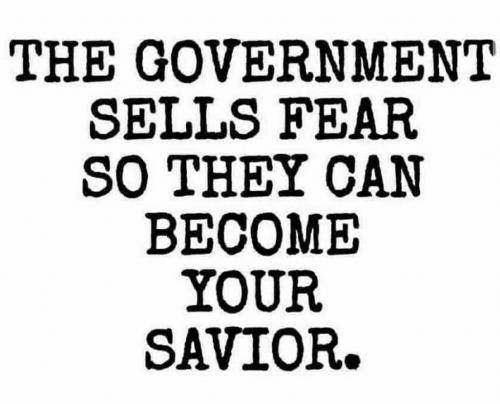 gov sells fear