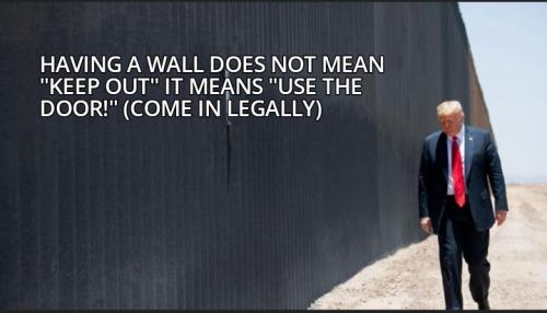 having a wall does not mean keep out