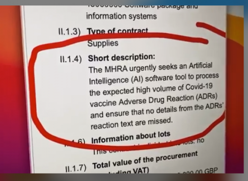 adverse reaction info on pkg'ing