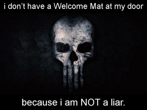 dont have a welcome mat