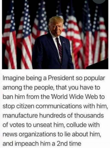 Imagine a president so popular