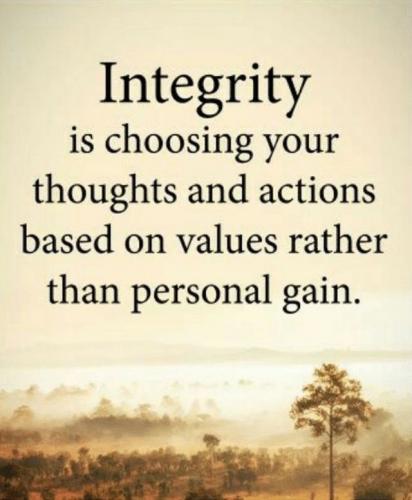 Integrity