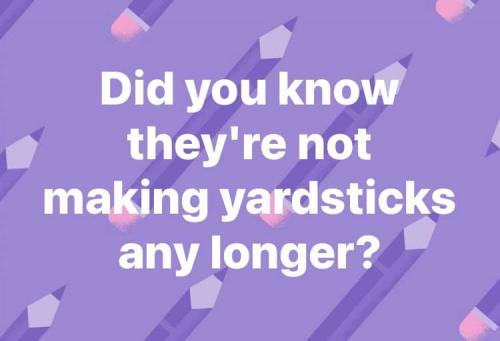 yardsticks