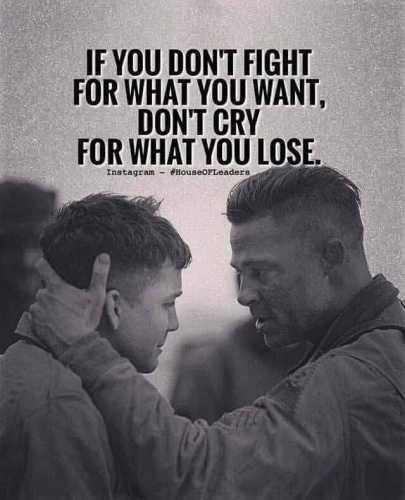 don't fight don't complain