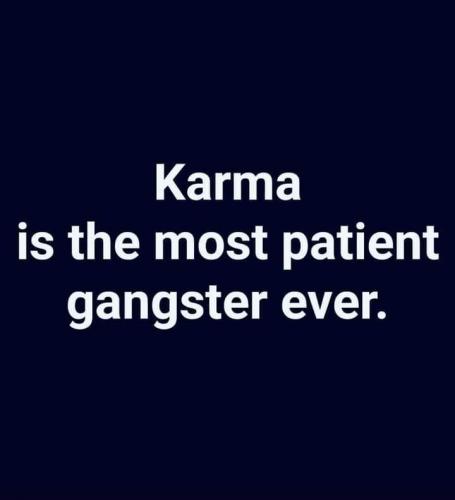 Karma is queen bitch