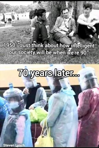 Society going down the crapper