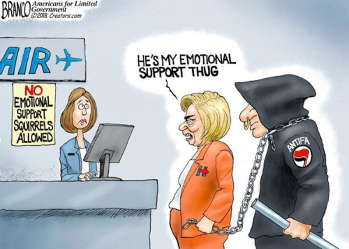 hillary & antifa