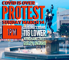 guelph protest march 4th