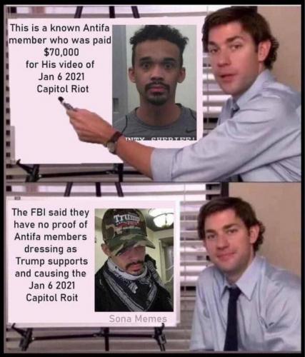 Sullivan posing as Maga