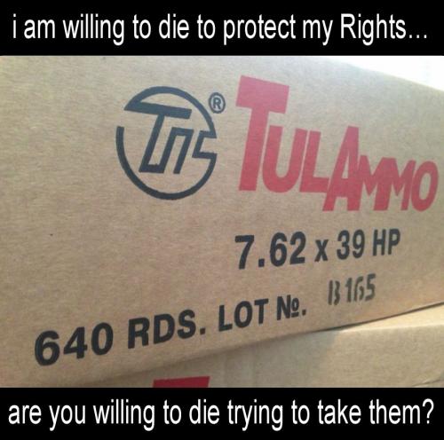 i am willing to die to protect my Rights