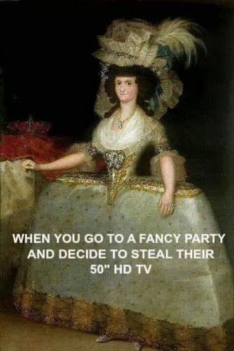 decide to steal their 50 hd tv