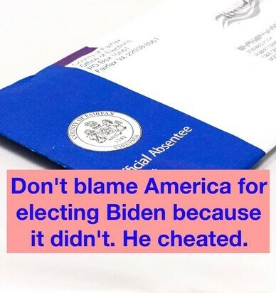 dont blame America for biden