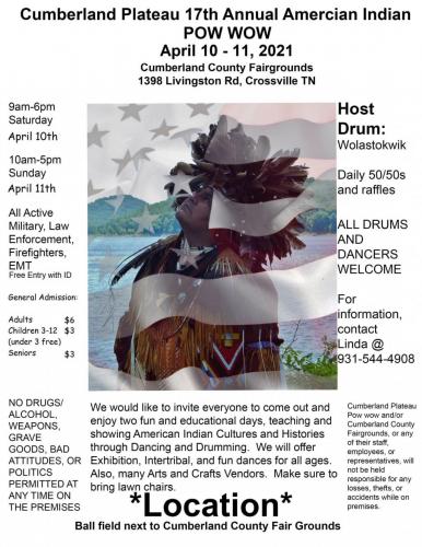 Cumberland Plateau PowWow Poster