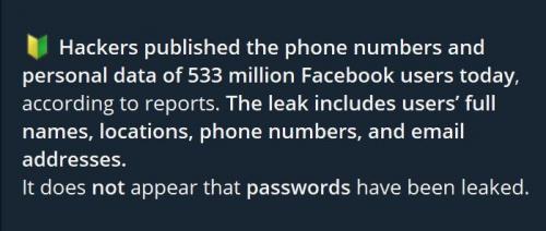 Facebook Hacked 2021.04.04