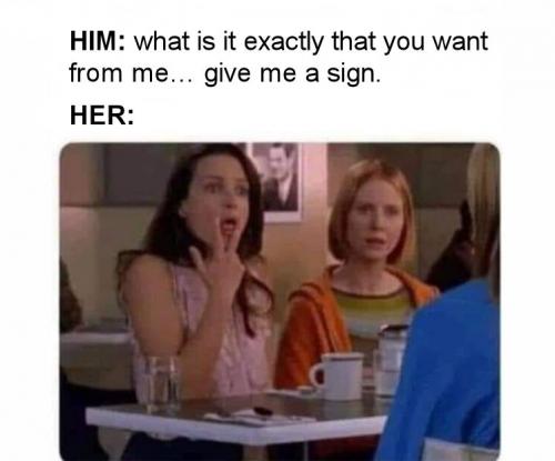 what is it exactly that you want from me