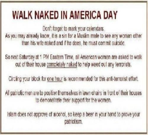 WALK NAKED