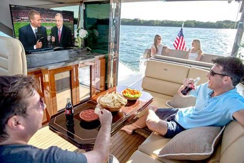 watching-tv-on-boat