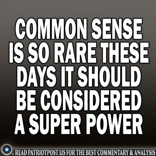 common sense