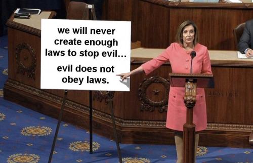 never create enough laws
