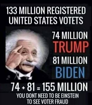 133 milliion voters
