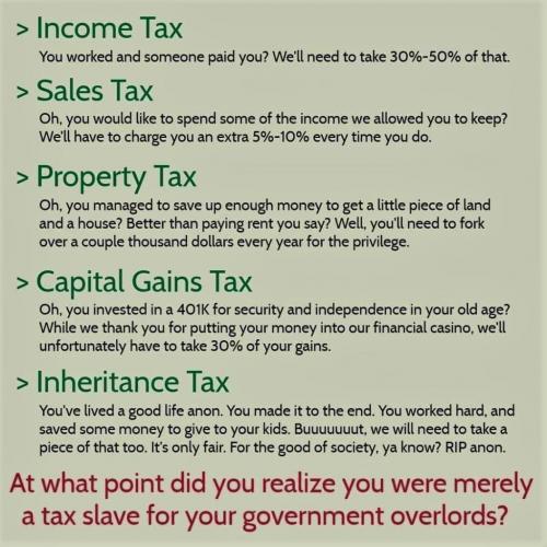 You are a Tax Slave