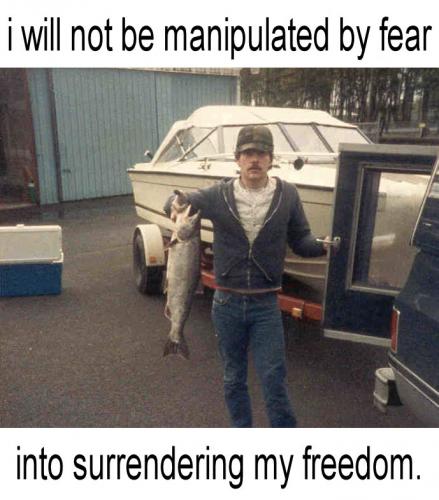 i will not be manipulated by fear