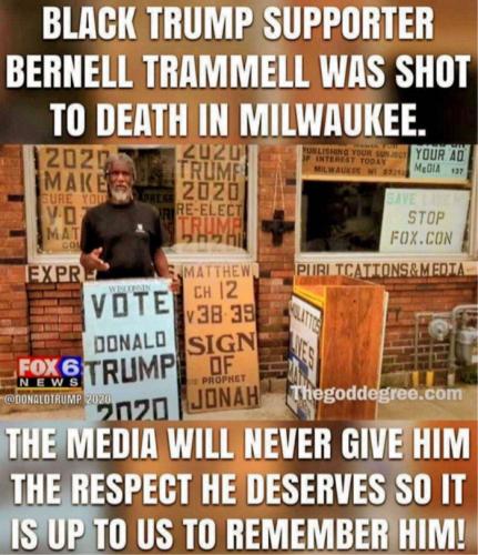 black trump supporter