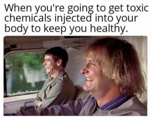 When you're going to get toxic chemicals