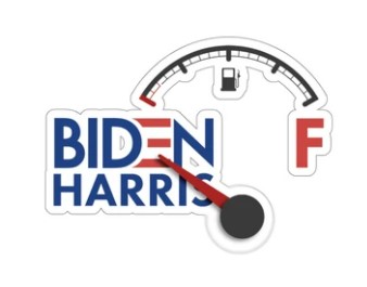 Biden Harris Fuel Gauge