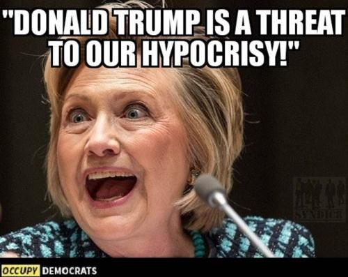 DJT threat to hypocracy