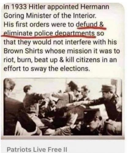 Police Hermann Goring 1933