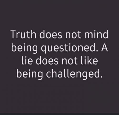 truth doesn't mind