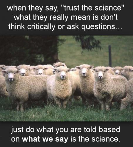 trust the science01
