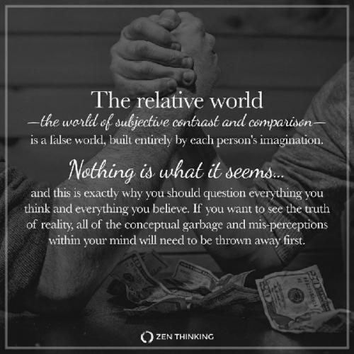 The relative world